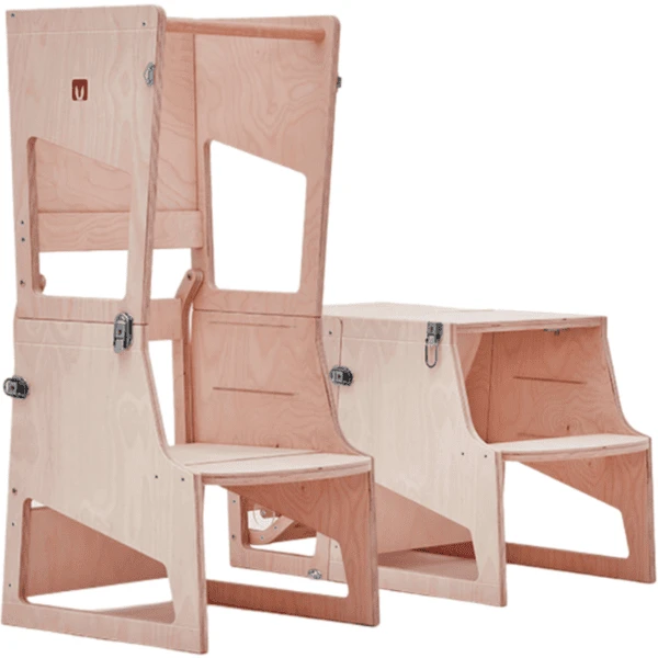 Bianconiglio Kids® Lernturm Transformer R Natur 3 Bianconiglio Kids® Lernturm Transformer R Natur