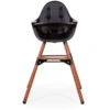 CHILDHOME Evolu 2 Nussbaum / Schwarz 2 In 1 + Ring 1 CHILDHOME Evolu 2 Nussbaum / Schwarz 2 In 1 + Ring -Stilvoller Hochstuhlladen childhome evolu 2 nussbaum schwarz 2 in 1 ring a367634