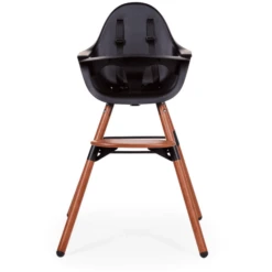 CHILDHOME Evolu 2 Nussbaum / Schwarz 2 In 1 + Ring