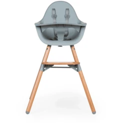 CHILDHOME Hochstuhl Evolu 2 Natur / Mint 2 In 1 + Ring