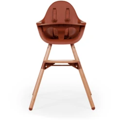 CHILDHOME Hochstuhl Evolu 2 Natur / Rost 2 In 1 + Ring