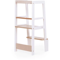 CHILDHOME Lernturm Weiß Natur