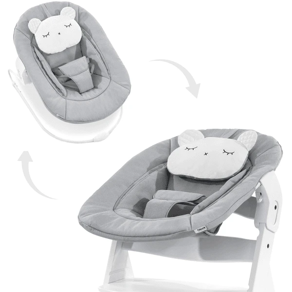 Hauck Babyaufsatz Alpha Bouncer 2in1 Pastel Bear Light Grey 3 Hauck Babyaufsatz Alpha Bouncer 2in1 Pastel Bear Light Grey