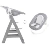 Hauck Hochstuhl Alpha Plus Grey Inklusive Bouncer Stretch Grey -Stilvoller Hochstuhlladen hauck hochstuhl alpha plus grey inklusive bouncer stretch grey a258346