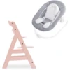 Hauck Hochstuhl Alpha Plus Rose Inklusive Bouncer Stretch Grey -Stilvoller Hochstuhlladen hauck hochstuhl alpha plus rose inklusive bouncer stretch grey a307576