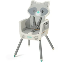 Infantino Mitwachsender 4 In 1 Hochstuhl Waschbär