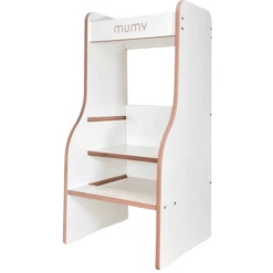 Mumy™ Lernturm EasySTEP Weiß / Natur