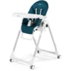 Peg Perego Hochstuhl Prima Pappa Follow Me Petrolio Lederimitat