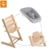 STOKKE® Mega Tripp Trapp® Set Hochstuhl Buche Natur Inkl. Newborn Set™ Grey Und Baby Set Natur -Stilvoller Hochstuhlladen stokke mega tripp trapp set hochstuhl buche natur inkl newborn set grey und baby set natur a357568