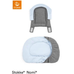 STOKKE® Nomi® Sitzkissen Grau / Blau
