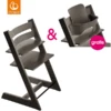 STOKKE® Tripp Trapp® Hochstuhl Buche Hazy Grey + Gratis Baby Set Hazy Grey -Stilvoller Hochstuhlladen stokke tripp trapp hochstuhl buche hazy grey gratis baby set hazy grey a332358
