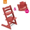 STOKKE® Tripp Trapp® Hochstuhl Buche Warm Red + Gratis Baby Set Warm Red -Stilvoller Hochstuhlladen stokke tripp trapp hochstuhl buche warm red gratis baby set warm red a332362