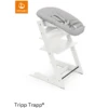 STOKKE® Tripp Trapp® Hochstuhl Buche Weiß Inkl. Newborn Set™ Grey -Stilvoller Hochstuhlladen stokke tripp trapp hochstuhl buche weiss inkl newborn set grey a297560